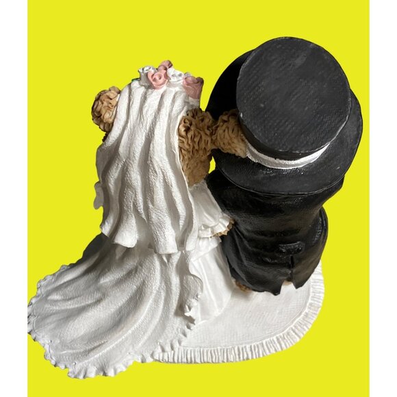 The Windsor Bears Of Cranbury Commons Mr. & Mrs. Windsor Wedding Figurine 1991 - Picture 5 of 11